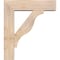Ekena Millwork Funston Block Smooth Bracket w/ Offset Brace, Douglas Fir, 7 1/2"W x 28"D x 32"H BKT0806X28X32FST05SDF - alternate 2